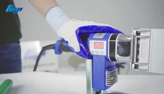 Machine portative de soudure de Fusion de chaleur de tuyau de PPR en plastique de 160 mm Machine de soudure de Fusion bout à bout dispositif de Fusion de prise