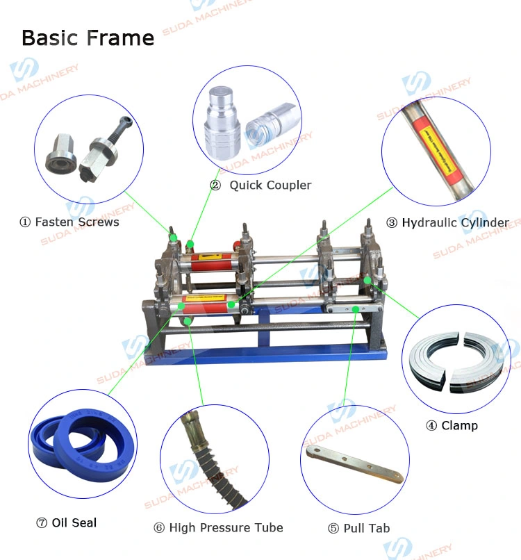 40-200mm Hotmelt Butt Fusion Machine/HDPE Pipe Welding Machine/Plastic Butt Welder/Thermofusion Welding Machine/Electrofusion Welding Machine